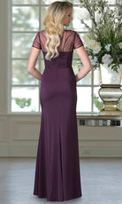 Marsoni by Colors M350 - Beaded Illusion Sheath Formal Dress - Silhouette Dresses