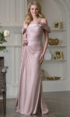 Marsoni by Colors M353 - Ruched Bodice Off Shoulder Formal Dress