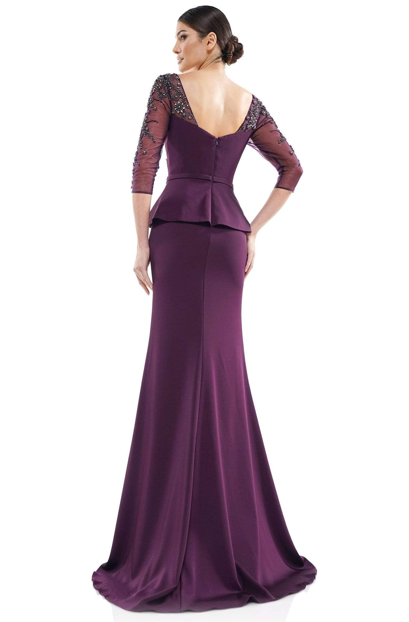 Marsoni by Colors - MV1037 Embellished Sweetheart Trumpet Dress - view 4