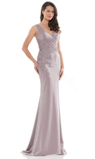 Marsoni by Colors - MV1147 Sleeveless Fitted Sheath Gown - Silhouette Dresses