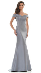 Marsoni by Colors - MV1153 Draped Off Shoulder Gown