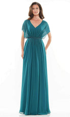 Marsoni by Colors - Embellished Chiffon Formal Dress MV1156