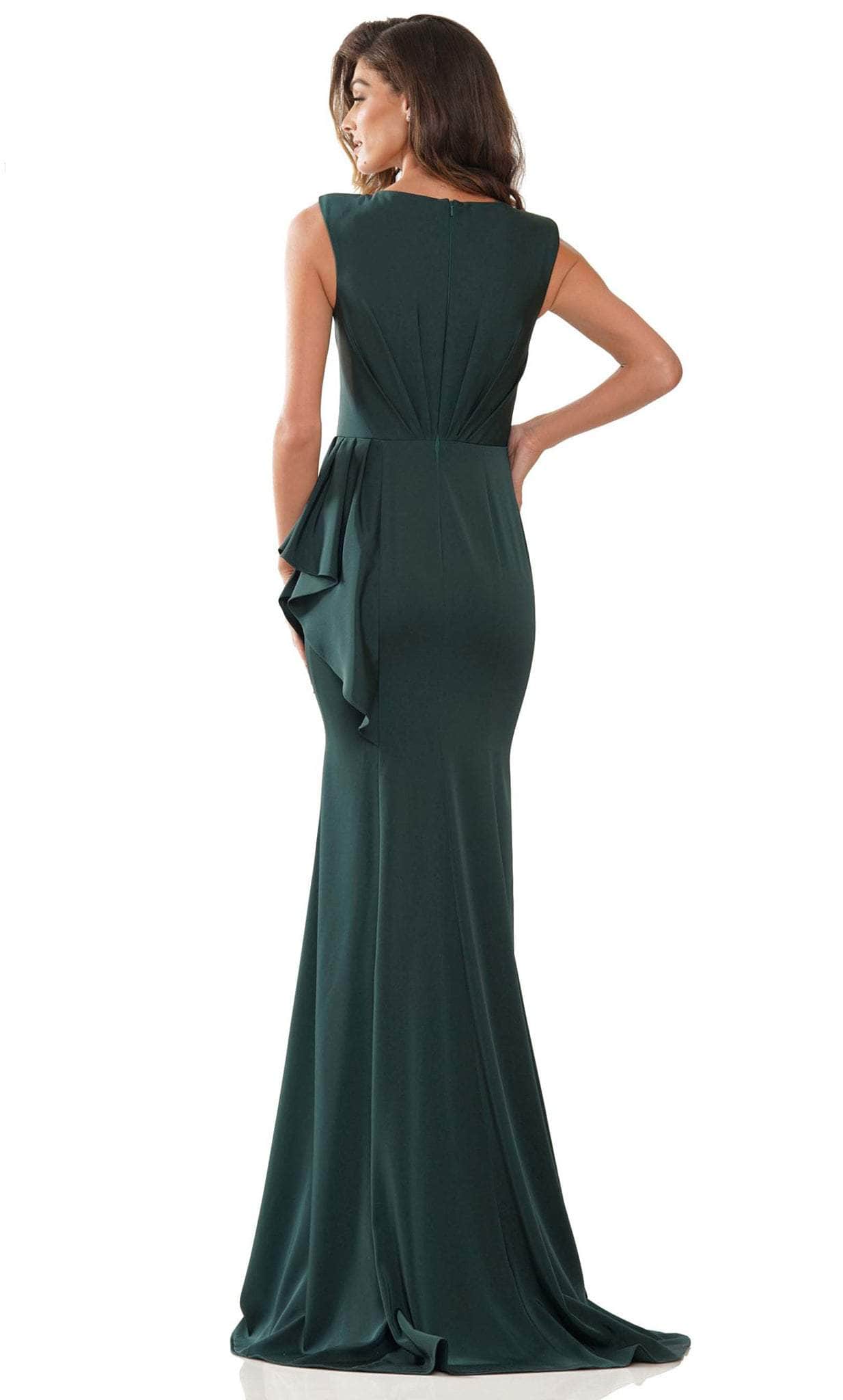 Marsoni by Colors MV1227 - Ruffle Accent Evening Dress - view 4