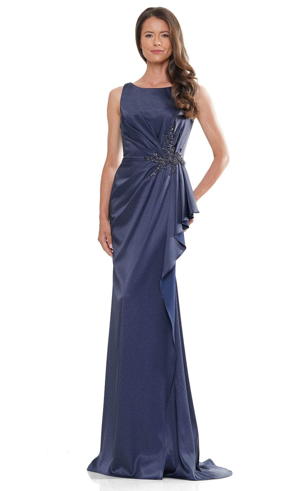 Marsoni by Colors MV1233 - Scoop Ruffled Cascade Formal Gown - view 5