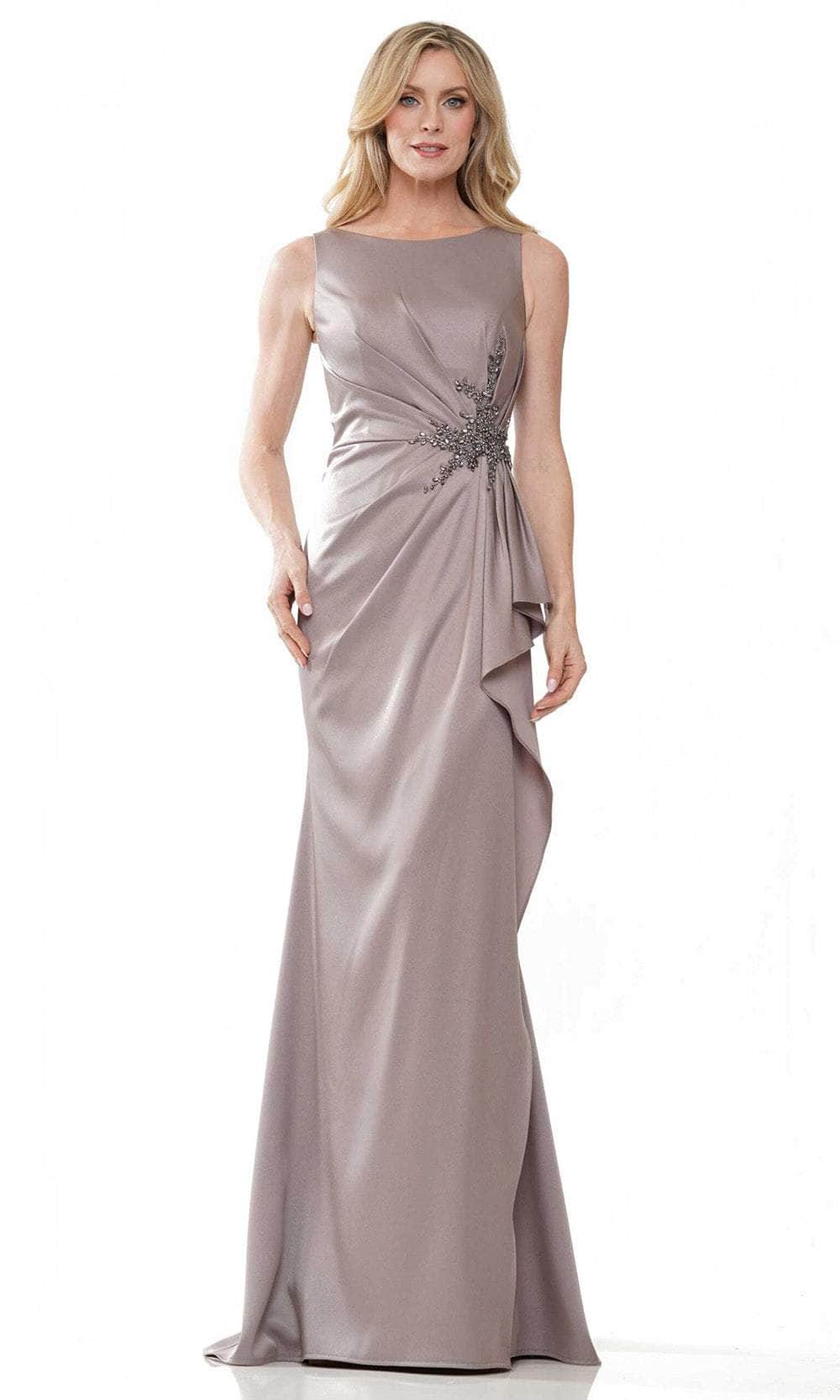 Marsoni by Colors MV1233 - Scoop Ruffled Cascade Formal Gown - view 4