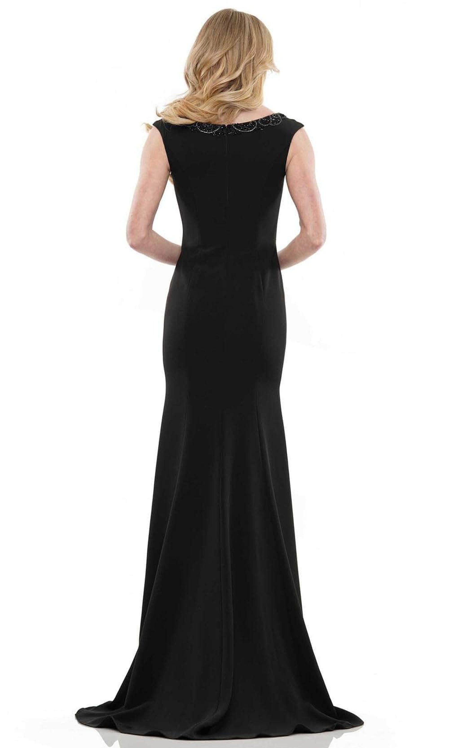 Marsoni by Colors MV1247 - Cap Sleeve Mermaid Evening Gown