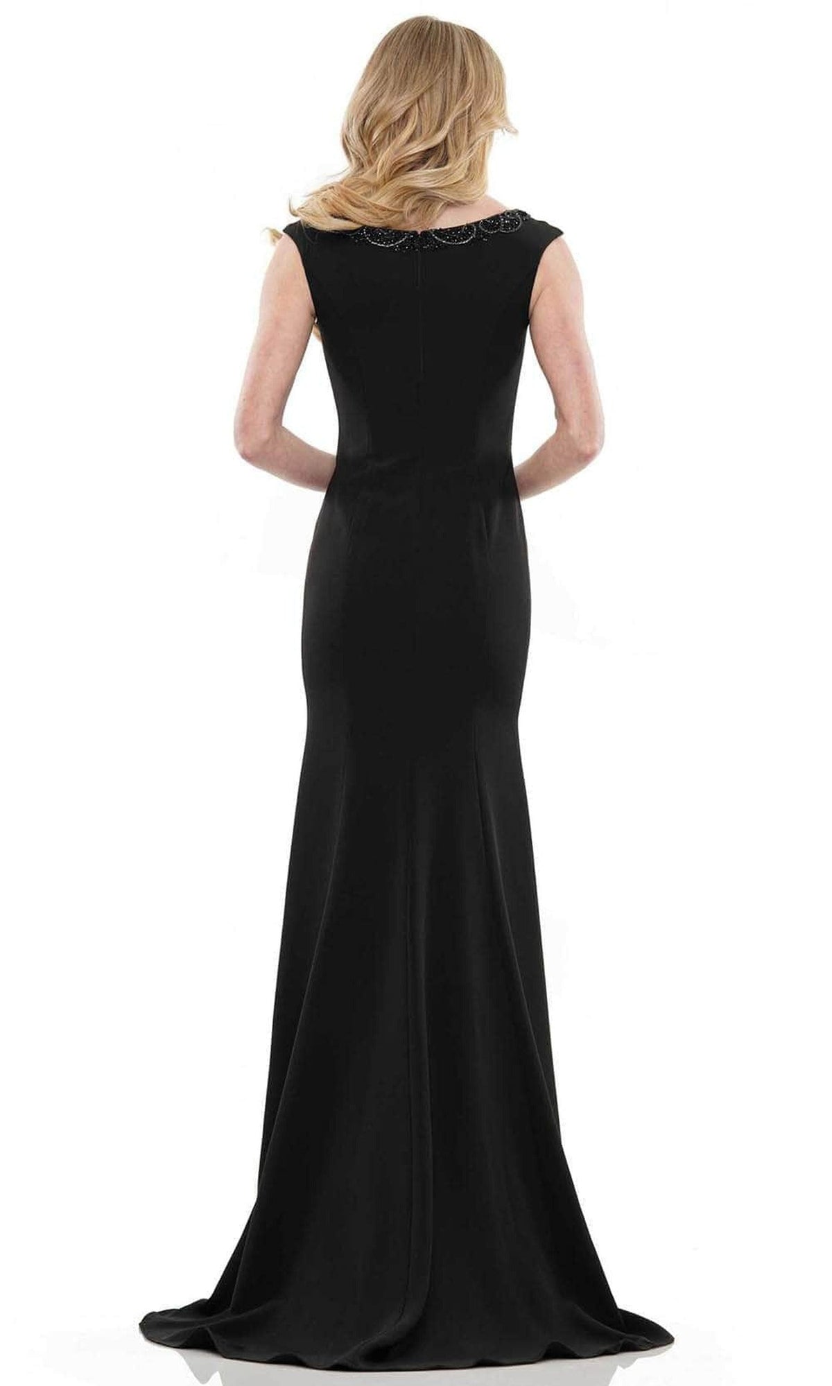 Marsoni by Colors MV1247 - Beaded Cap Sleeve Evening Gown