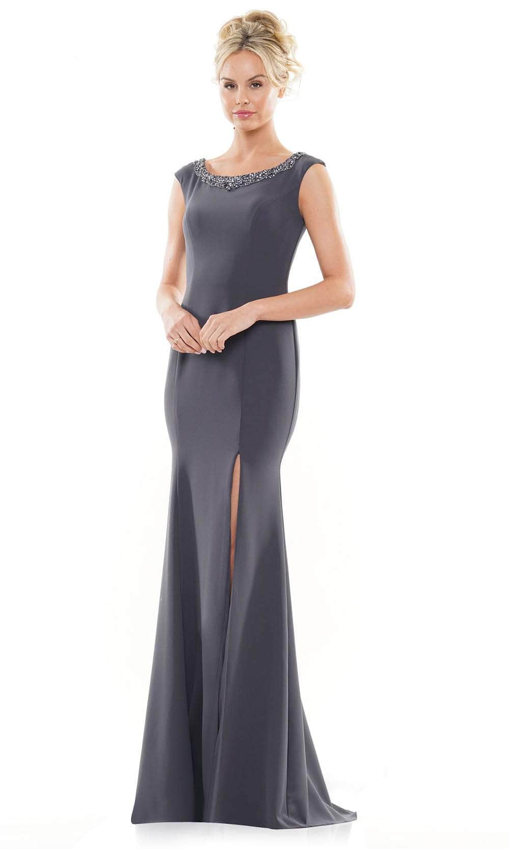 Marsoni by Colors MV1247 - Cap Sleeve Mermaid Evening Gown - detail view