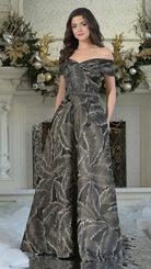 Marsoni by Colors MV1265 - Fold-Over Off Shoulder Formal Gown