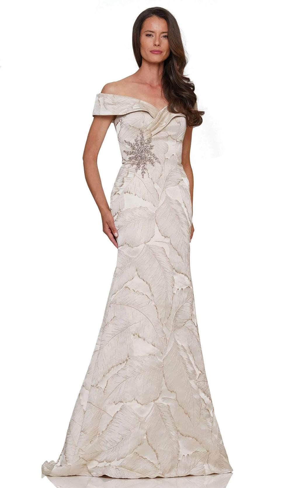 Marsoni by Colors MV1266 - Bejeweled Mermaid Evening Dress - designer evening gown at Silhouette Dresses