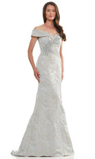 Marsoni by Colors MV1266 - Bejeweled Mermaid Evening Dress - back view
