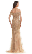 Marsoni by Colors MV1275 - Applique Mermaid Evening Dress - detail view