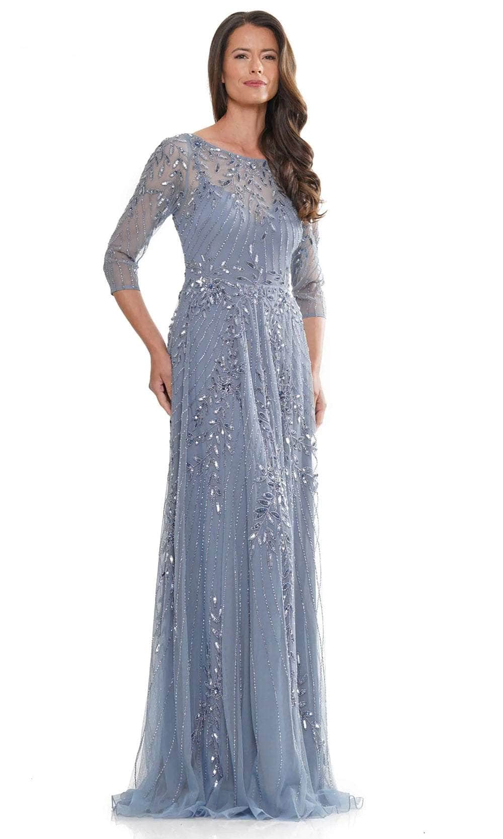 Marsoni by Colors MV1283 - Illusion Scoop Evening Dress - view 5