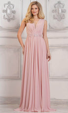 Marsoni By Colors MV1292 - Ruched A-Line Evening Gown - designer mother of the bride dress at Silhouette Dresses