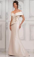 Marsoni by Colors MV1312 - Off Shoulder Mermaid Formal Gown