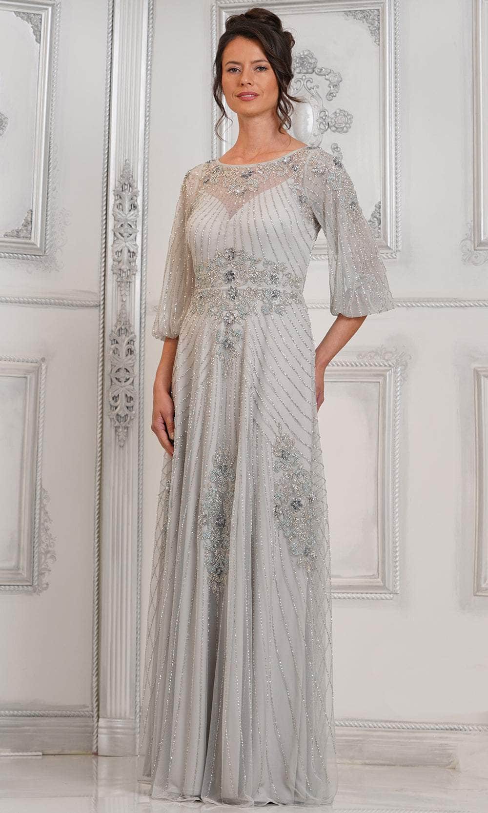 Marsoni by Colors MV1323 - Beaded A-Line Evening Dress - view 4