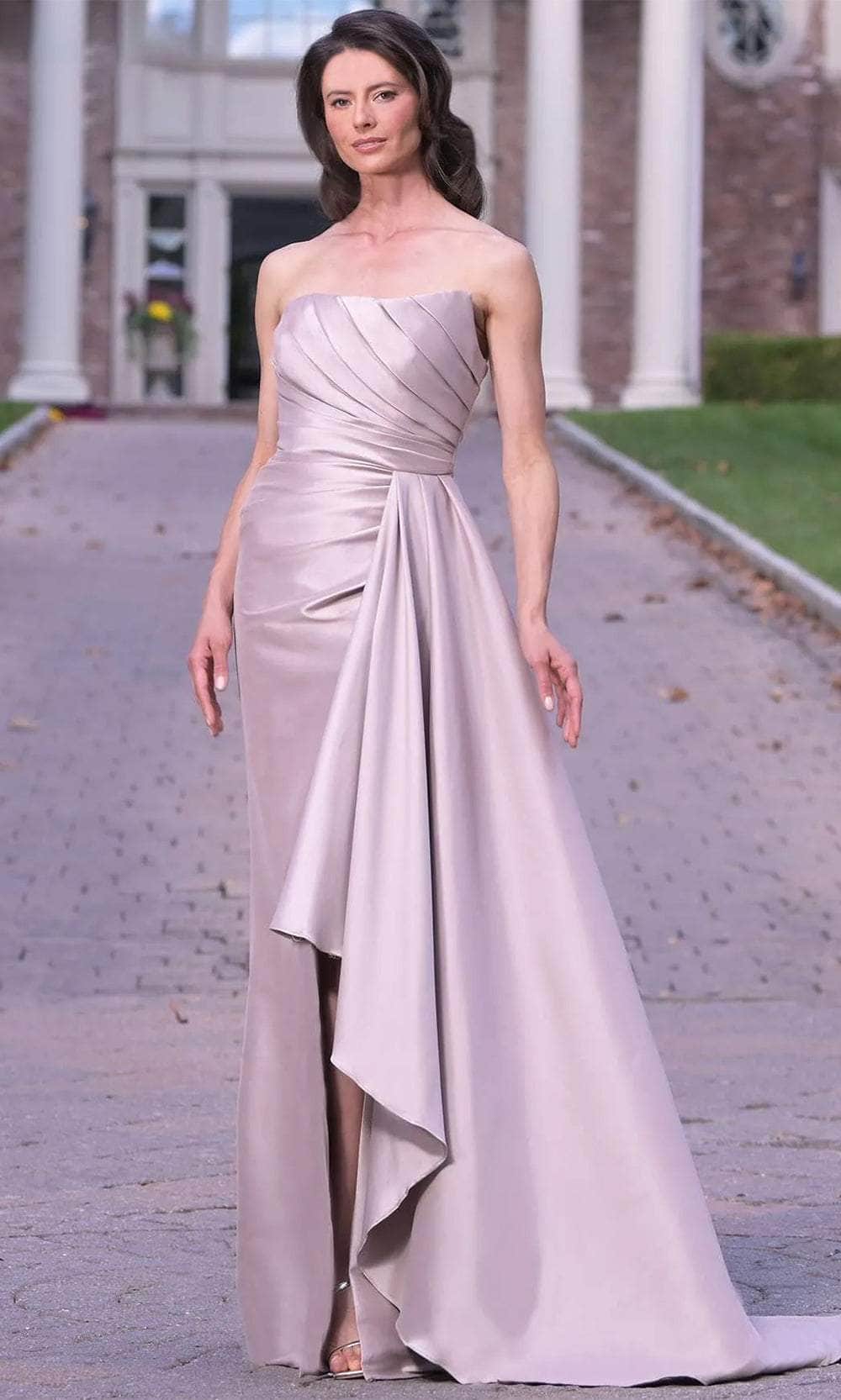 Marsoni by Colors MV1326 - Strapless Mikado Prom Dress - view 6
