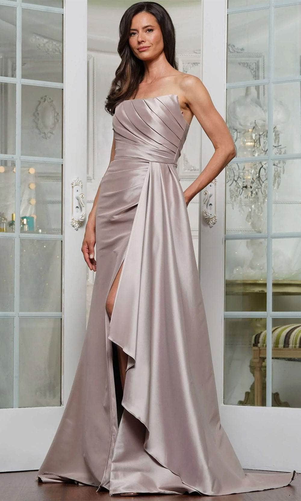 Marsoni by Colors MV1326 - Strapless Mikado Prom Dress - view 5