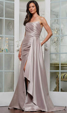 Marsoni by Colors MV1326 - Strapless Mikado Prom Dress - view 5