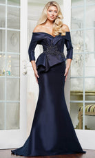 Marsoni by Colors MV1333 - Bead Embellished Mermaid Prom Gown - view 4