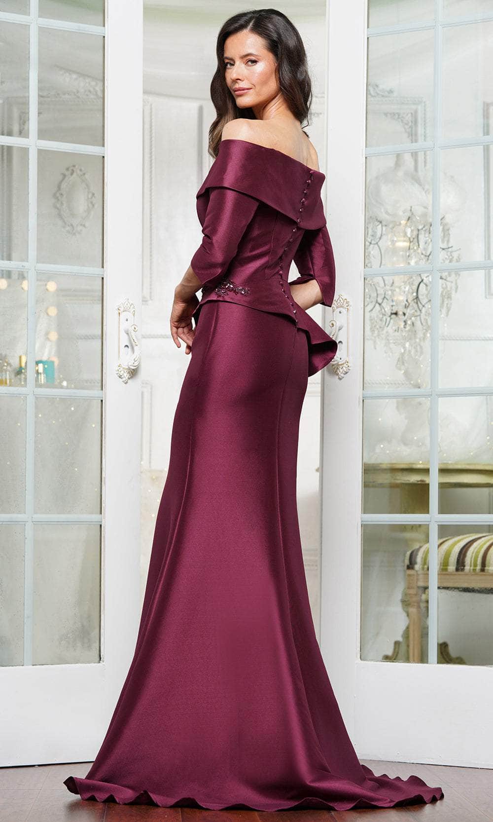Marsoni by Colors MV1333 - Bead Embellished Mermaid Prom Gown - detail view
