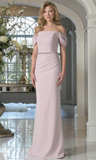 Marsoni by Colors MV1352 - Beaded Waist Long Formal Dress - detail view