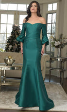 Marsoni by Colors MV1355 - Mermaid Skirt Off Shoulder Gown - view 4