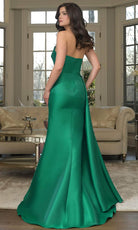 Marsoni by Colors MV1356 - Strapless Gown with Beaded Waist - back view