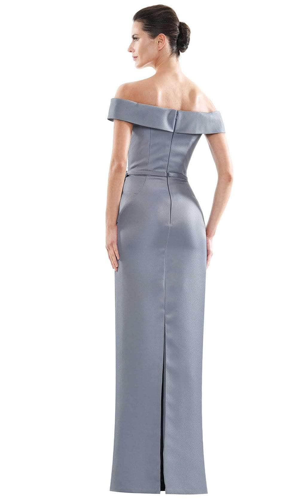 Marsoni by Colors - Ruffle Sheath Evening Dress MV1087 - view 4