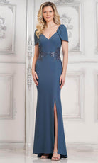 Marsoni MV1297 - Tulip Sleeve Evening Gown