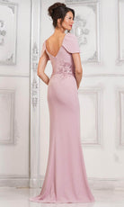 Marsoni MV1297 - Tulip Sleeve Evening Gown Clearance Sale - back view