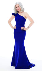 MGNY By Mori Lee - 72235 Ruffled One Shoulder Trumpet Dress