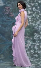 MGNY By Mori Lee 2070027 - Surplice V-Neck Cascading Ruffle Gown