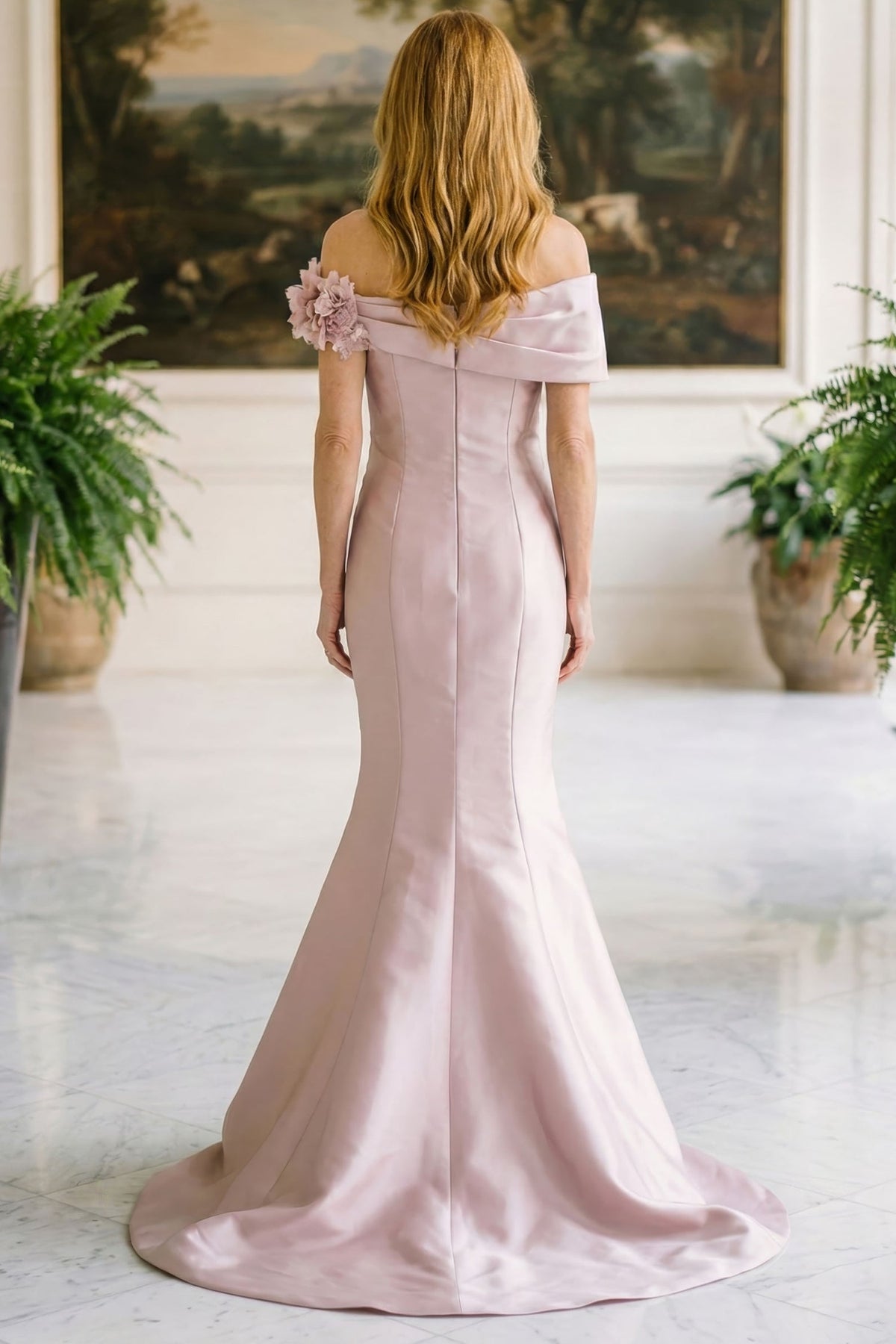 MGNY By Mori Lee 2070036 - 3D Floral Mikado Mermaid Evening Gown