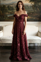 MGNY By Mori Lee 2070062 - Floral Embroidered A-Line Evening Gown
