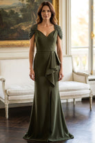 MGNY By Mori Lee 2070048 - Beaded Cap Sleeve Sheath Evening Gown