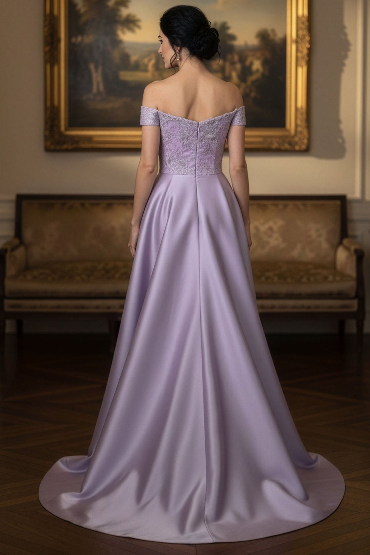 MGNY By Mori Lee 2070056 - Sweetheart Mikado Overskirt Evening Gown