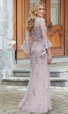 MGNY By Mori Lee 72719 - Square Neck Embroidered Sheath Gown