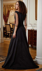 MGNY By Mori Lee 72810 - Illusion Sleeve V-Neck Evening Gown