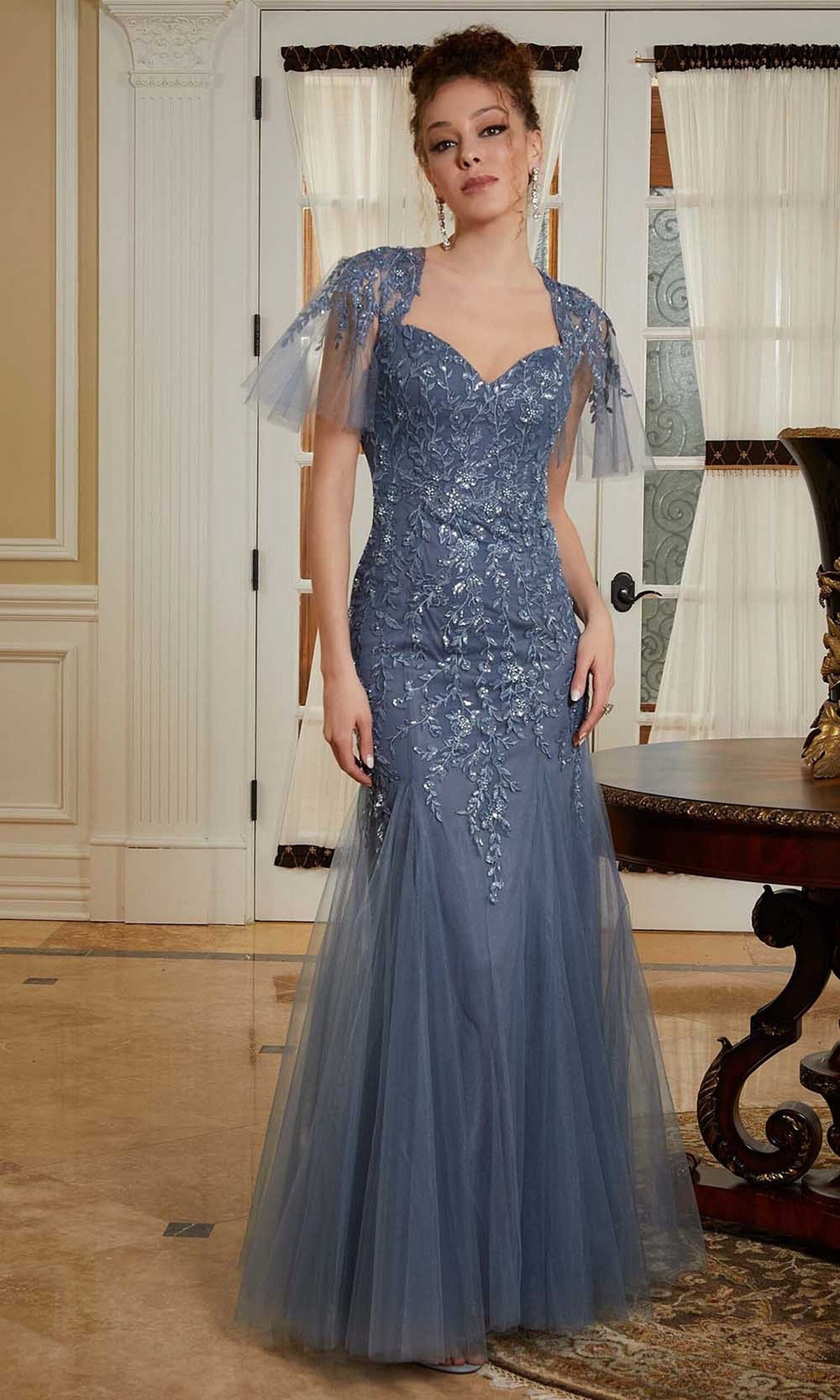 MGNY By Mori Lee 72831 - Sweetheart Embroidered Evening Gown