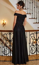 MGNY By Mori Lee 72833 - Off Shoulder Evening Gown With Cape