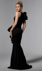 MGNY By Mori Lee 72921 - Flounce Detail Evening Dress