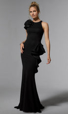 MGNY By Mori Lee 72921 - Flounce Detail Evening Dress