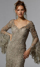 MGNY By Mori Lee 72930 - Allover Lace Evening Dress