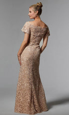 MGNY By Mori Lee 72931 - Bateau Lace Evening Dress