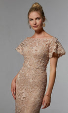 MGNY By Mori Lee 72931 - Bateau Lace Evening Dress