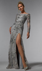 MGNY By Mori Lee 72938 - Sequin Embroidered Evening Gown