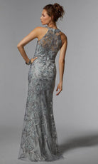 MGNY by Mori Lee 72939 - Halter Sheath Evening Dress