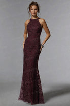 MGNY by Mori Lee 72939 - Halter Sheath Evening Dress