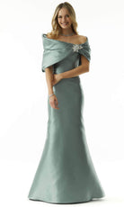 MGNY By Mori Lee 73017 - Metallic Mermaid Evening Dress